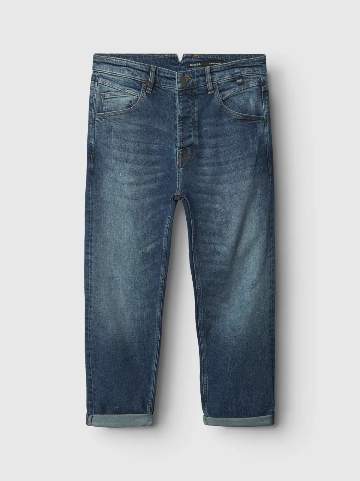 GABBA Jeans<Alex Cros MidBlueDenim