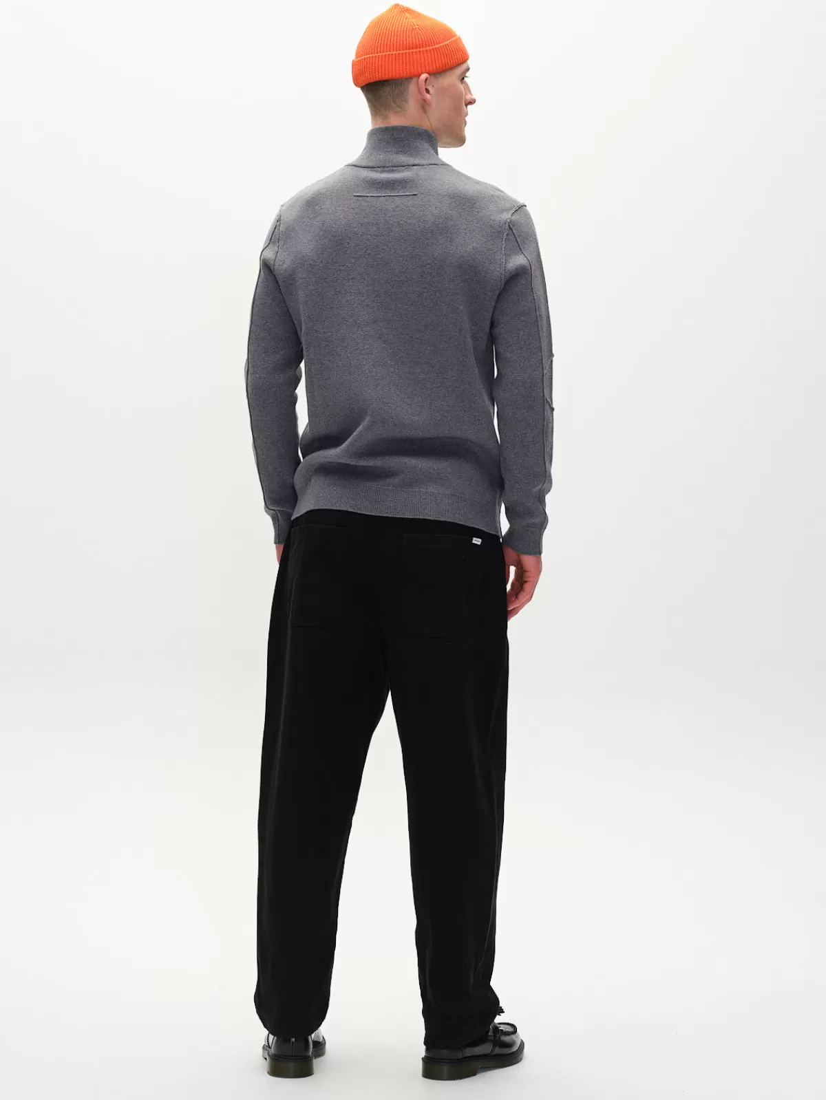 GABBA Knitwear<Blanko Roll Neck Knit GreyMel