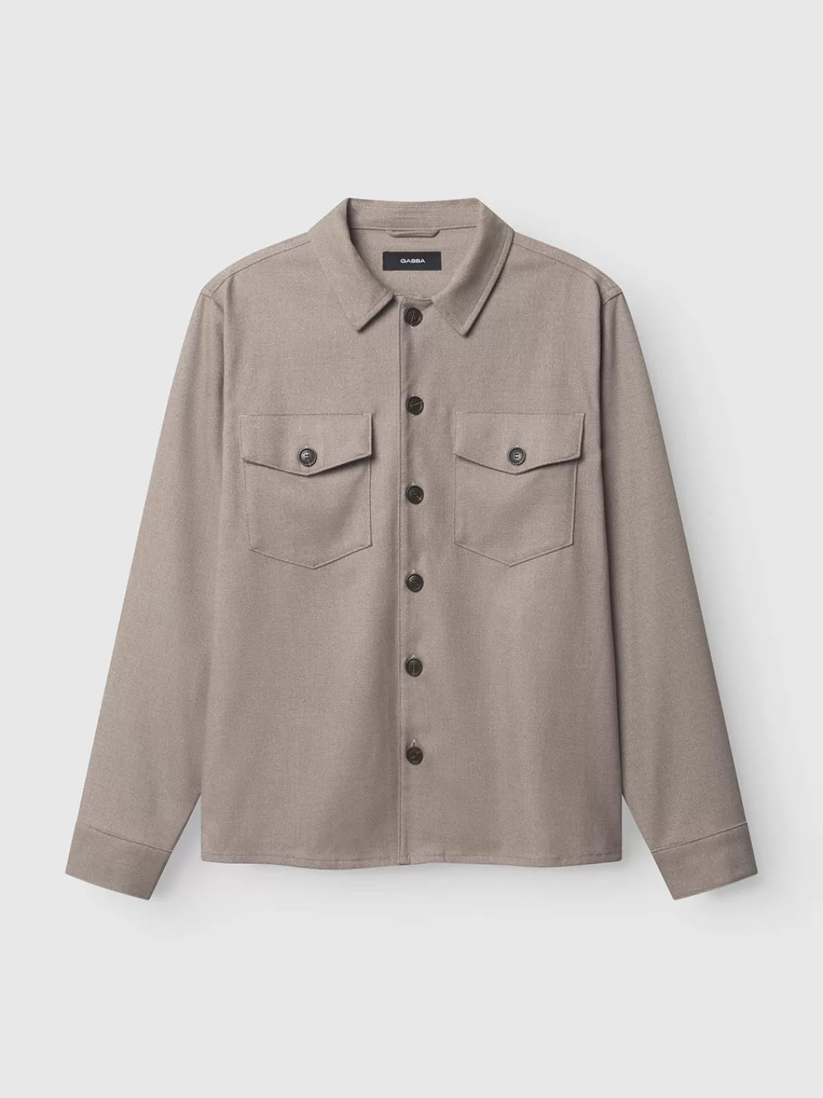 GABBA Overshirts<Clipper Shafi Brown