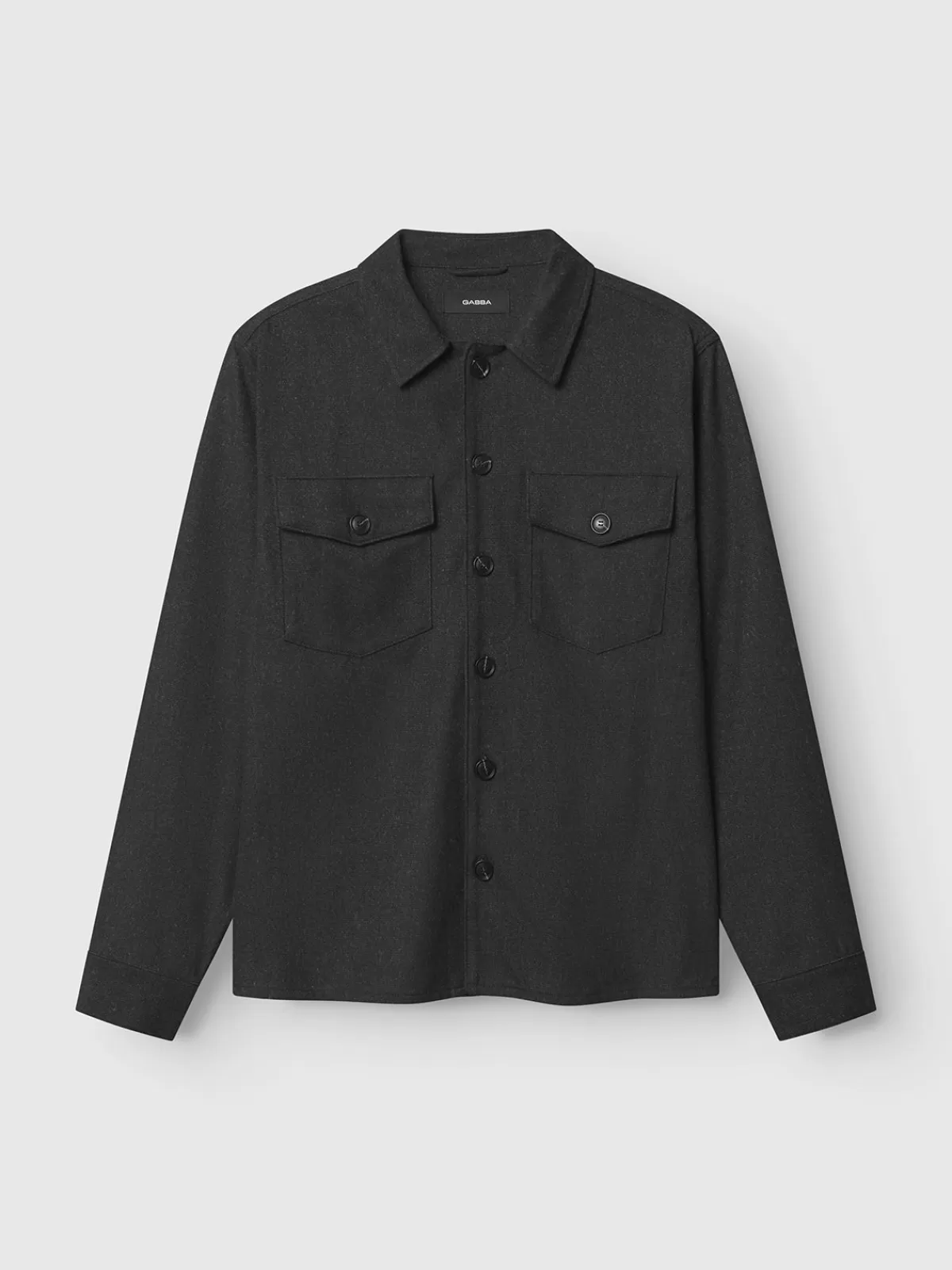 GABBA Overshirts<Clipper Shafi Black