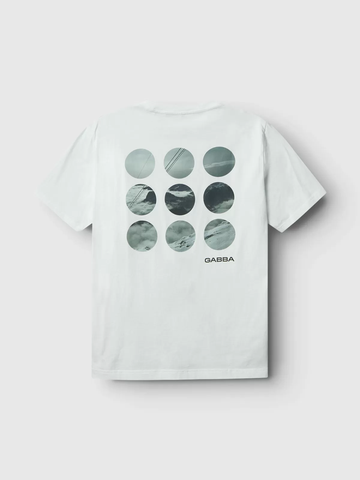 GABBA T-shirts<Dune Circles SS GOTS White