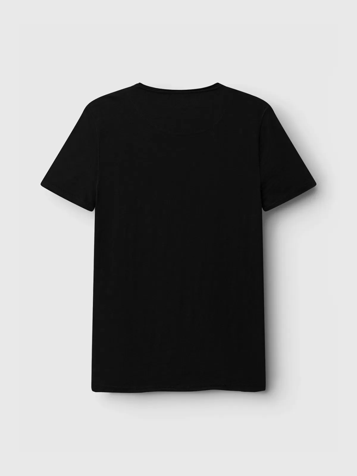 GABBA T-shirts<Konrad Straight Slub Tee Black